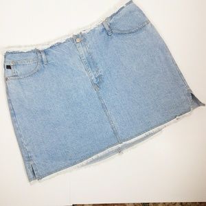Jolate Wear Jean Mini Skirt With Shorts Sz. 20